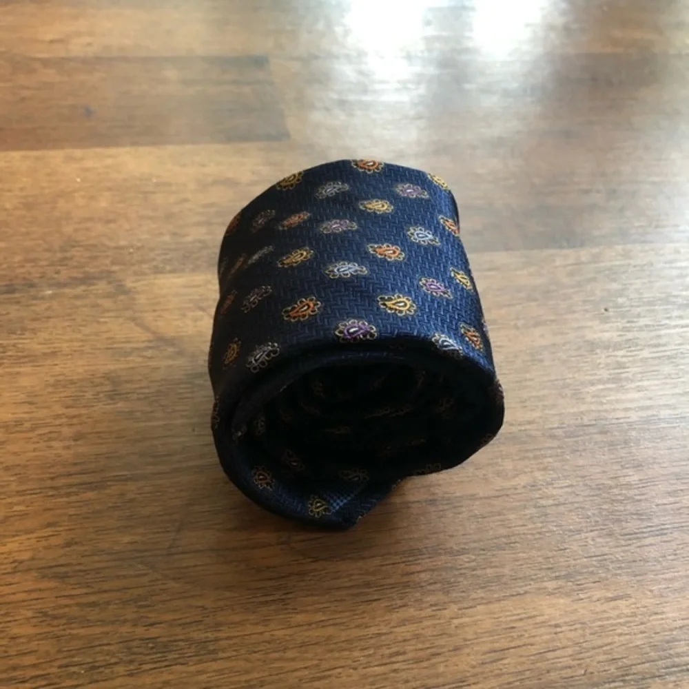 J. Z. Richards Boulder Blue & Orange Paisley Tie